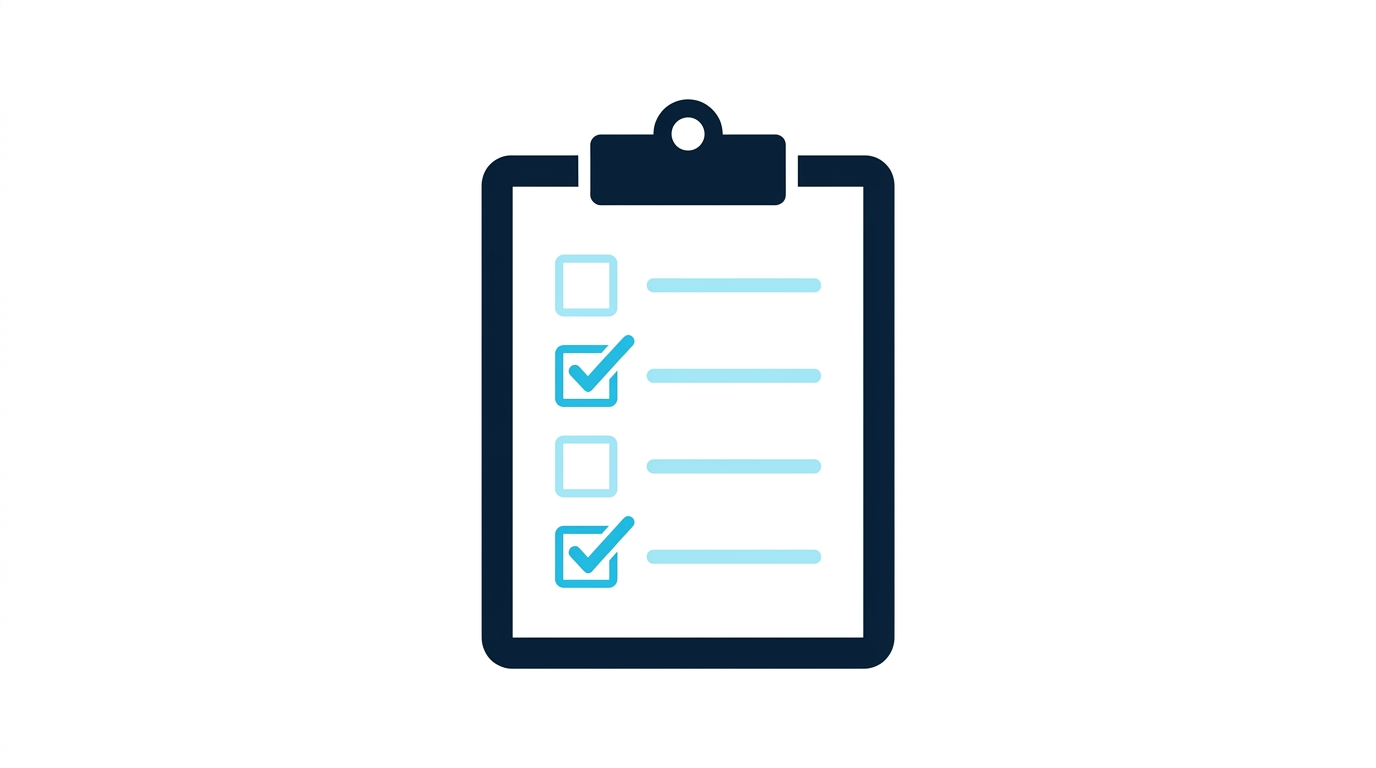 Illustration de la liste de contrôle d'audit